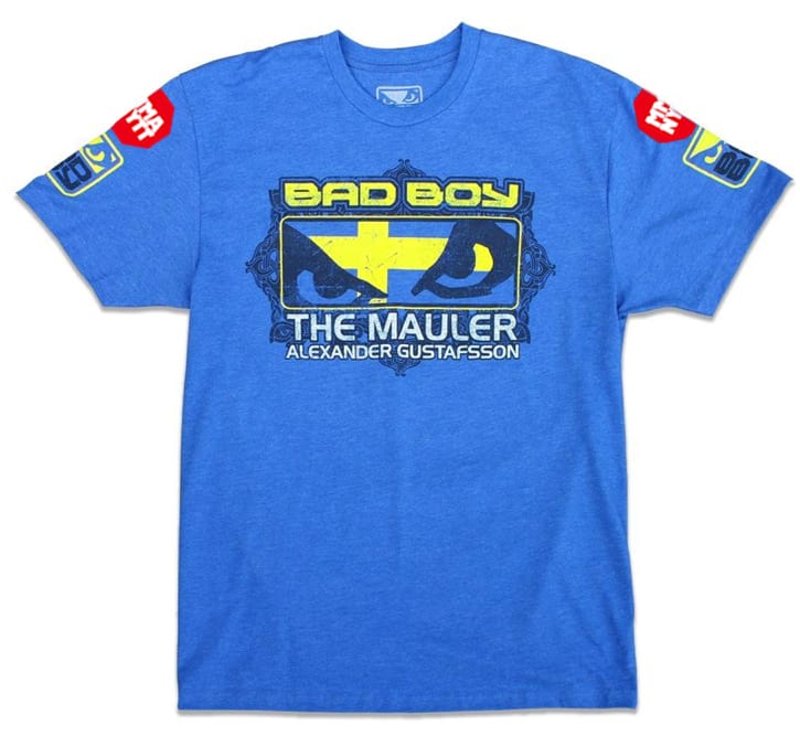 Bad Boy x MMAnytt.se  Alex Walkout tee (front)