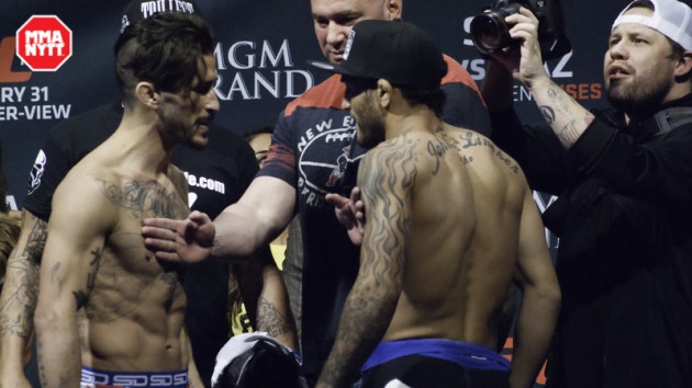 UFC 183 weigh in Nick Diaz Anderson Silva MMAnytt.se Daniel Patinkin-19 ian mccall