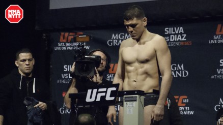 UFC 183 weigh in Nick Diaz Anderson Silva MMAnytt.se Daniel Patinkin-42 nick diaz