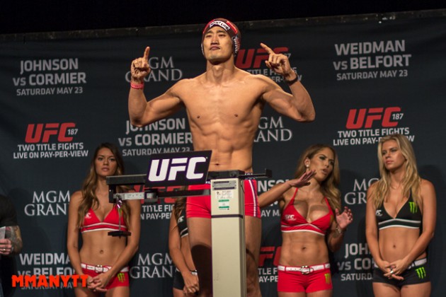 UFC 187 Dong Hyun Kim Las Vegas Nevada MGM Grand Arena MMAnytt weighin foto Mazdak Cavian_-17
