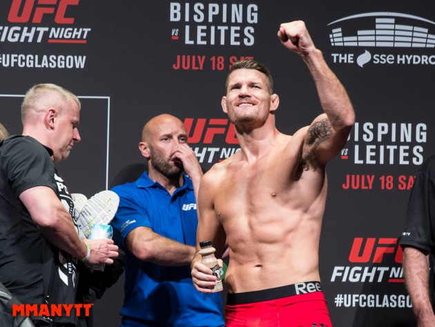 Michael Bisping har nu fått den bästa julklappen han kunde önska sig, och gör sig redo för sitt livs största match. Foto: Mazdak Cavian