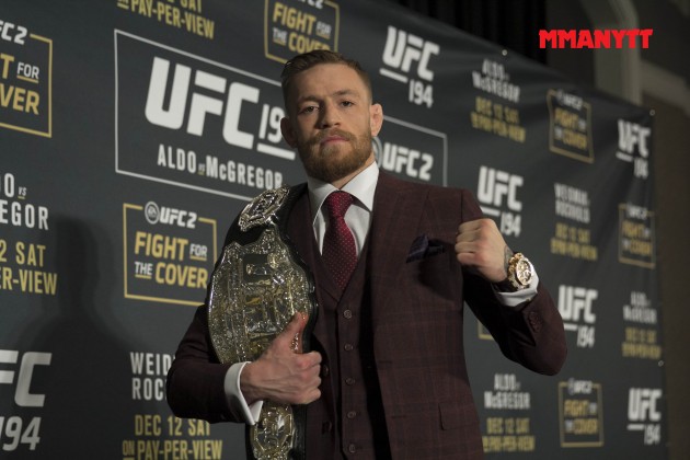 Alla vill möta Conor McGregor just nu. Men mycket tyder på att en match mellan honom och dos Anjos kan vara aktuell härnäst. Foto: Mazdak Cavian