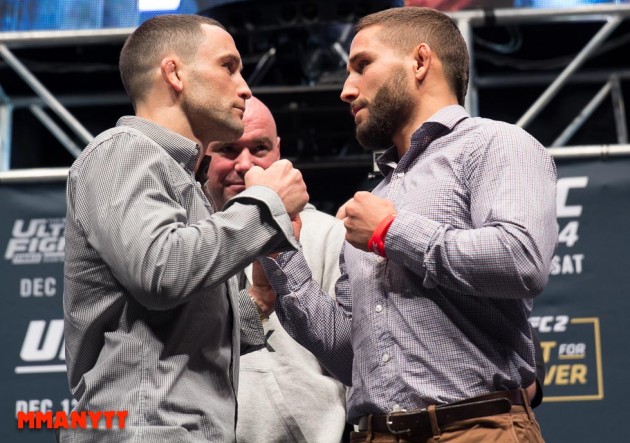 Staredown mellan Frankie Edgar och Chad Mendes där sistnämnde förlorade via KO i första ronden.