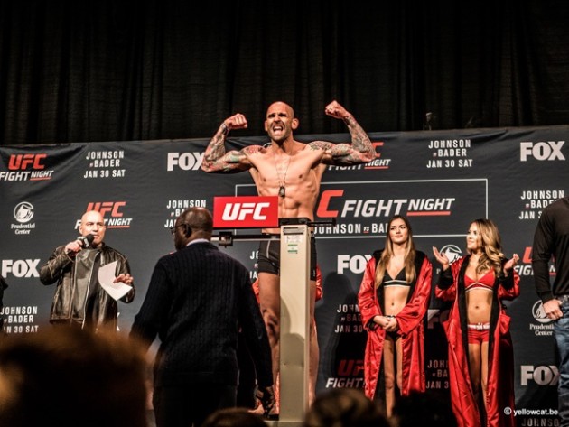 George Sullivan senast när han tog sig till invägning Foto: Yellowcat.be