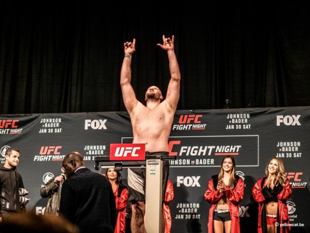 UFC ON FOX 18 - New Jersey Weigh-in Ben Rothwell MMAnytt.se Copyright Yellowcat.be