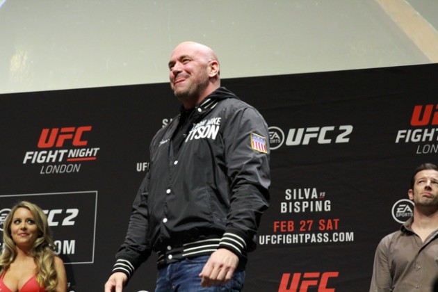 UFC FIGHT NIGHT 84 DANA WHITE WEIGH IN O2 LONDON 2016 PHOTO MAZDAK CAVIAN MEDIADAY FIGHT-33