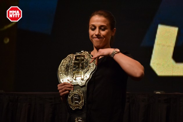 UFC 196 LAS VEGAS MGM DPATINKIN 2016 WEIGH IN JOANNA CHAMPION