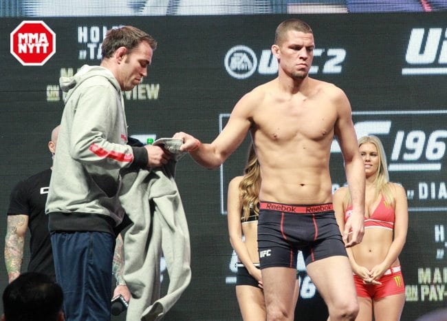 UFC 196 Nate Diaz LAS VEGAS MGM Weigh ins MEDIADAY OPEN WORKOUT 2016 PHOTO MAZDAK CAVIAN MEDIADAY FIGHT-26