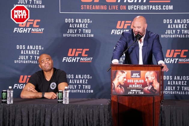 UFC 200 Las Vegas 20160707 Anderson Silva Dana White Press Conference MMAnytt.se Vince Cachero 6