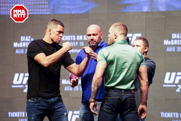 UFC 200 Las Vegas Conor McGregor Nate Diaz 20160707 MMAnytt.se Media Day Vince Cachero 3