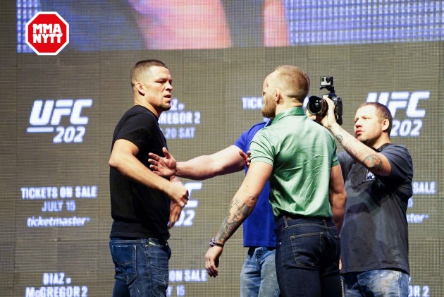 UFC 200 Las Vegas Conor McGregor Nate Diaz 20160707 MMAnytt.se Media Day Vince Cachero 5