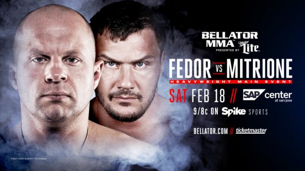 Tungviktarna kolliderar i huvudmatchen på Bellator 172 den 18 februari.