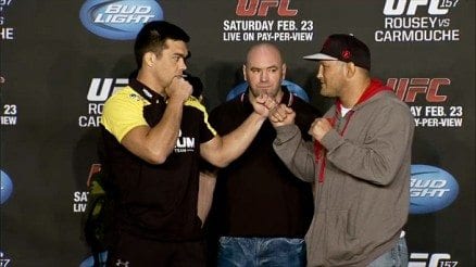 UFC 157 presskonferens Dan Hendo Henderson Lyoto The Dragon Machida 02