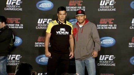 UFC 157 presskonferens Dan Hendo Henderson Lyoto The Dragon Machida