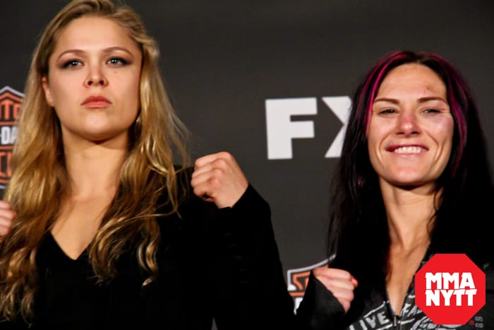 TUF17 Ronda Rousey Rowdy Cat Zingano MMAnytt Foto – Bobby Cavian