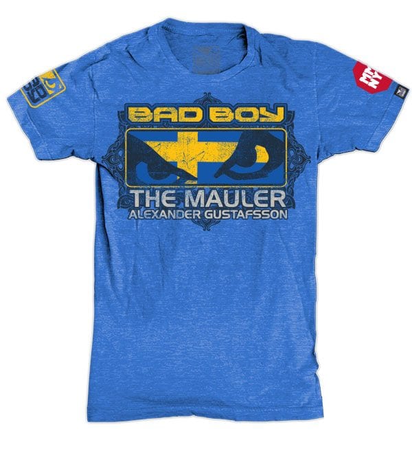 Bad Boy x MMAnytt.se  Alex Walkout tee (front)