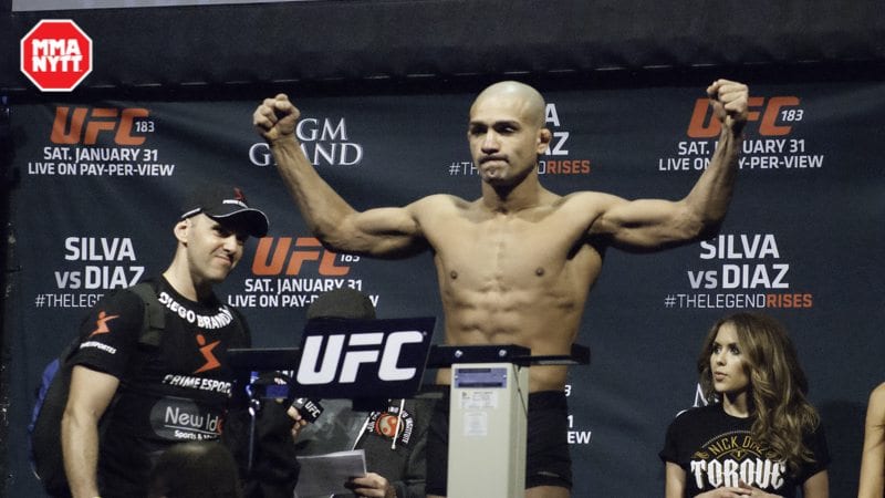 UFC 183 weigh in Nick Diaz Anderson Silva MMAnytt.se Daniel Patinkin-10 Diego Brandao