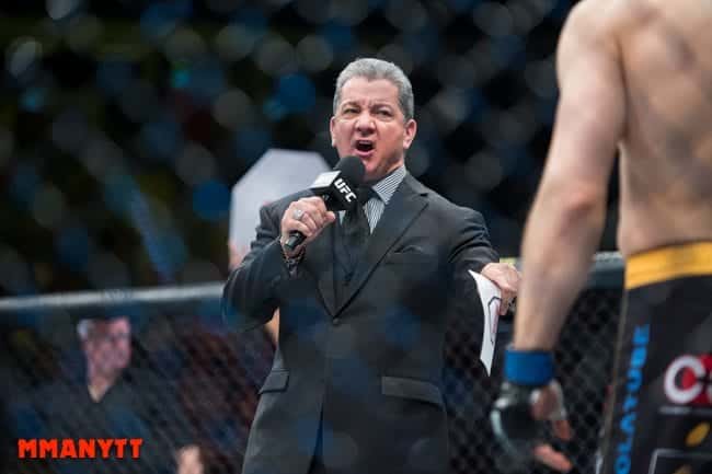 UFC Fight Night Krakow. Bruce Buffer. Foto Mazdak Cavian-27