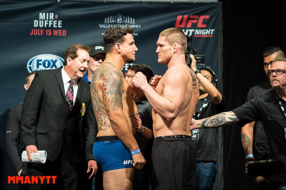 Frank Mir todd duffee UFC Fight Night San Diego Mir Vs Duffee Mixed martial arts MMAnytt 2015 Foto Mazdak Cavian-70