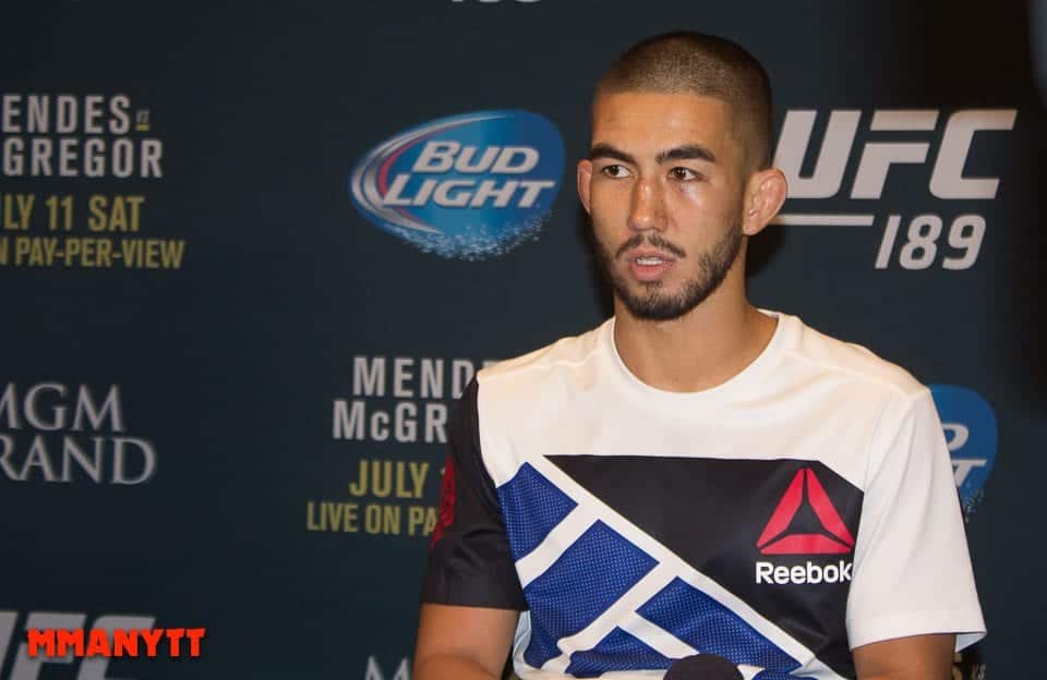 UFC 189 Louis Smolka  Las Vegas Mixed martial arts MMAnytt 2015 Foto Mazdak Cavian