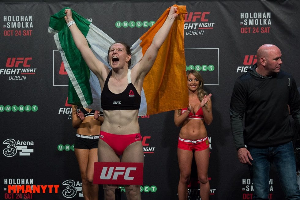 Aisling Daly UFC Fight Night 76 Weigh in Dublin MMAnytt Photo Mazdak Cavian-41