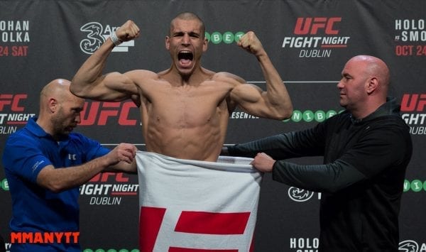 Tom Breese UFC Fight Night 76 Weigh in Dublin MMAnytt Photo Mazdak Cavian-27