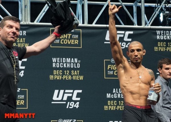 Jose Aldo UFC 194 Weigh In Las Vegas MMAnytt Photo Mazdak Cavian 2015-81