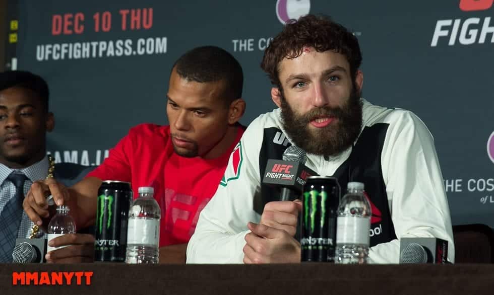 UFC FIGHT NIGHT 80 FIGHTDAY POST PRESSCONFERENS Michael Chiesa   MMAnytt Photo Mazdak Cavian-2