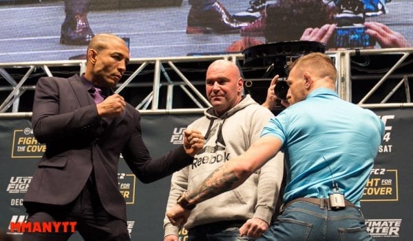 UFC Fight Night 80 Weigh In Jose Aldo Conor McGregor  MMAnytt Photo Mazdak Cavian-14