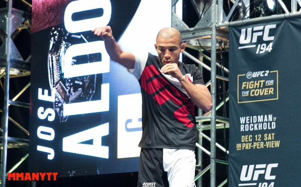 Jose Aldo UFC The Ultimate Fighter Finale Weigh-in  MMAnytt Photo Mazdak Cavian