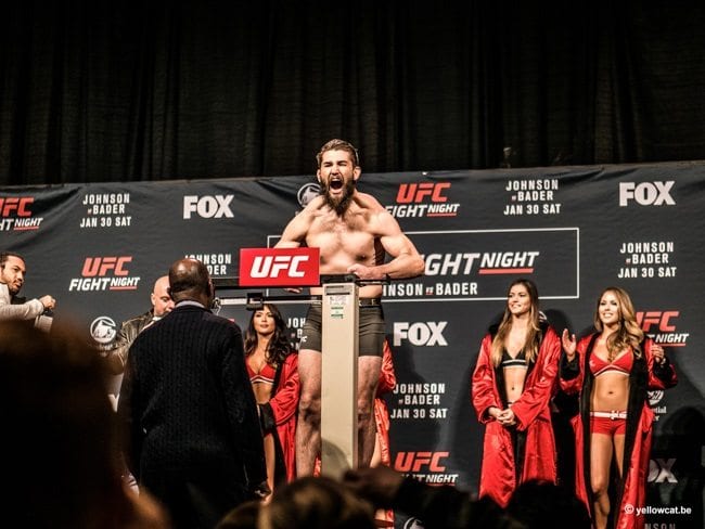 UFC ON FOX 18 – New Jersey Weigh-in Bryan Barberena MMAnytt.se Copyright Yellowcat.be