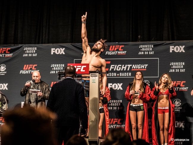 UFC ON FOX 18 – New Jersey Weigh-in Jimmie Rivera MMAnytt.se Copyright Yellowcat.be