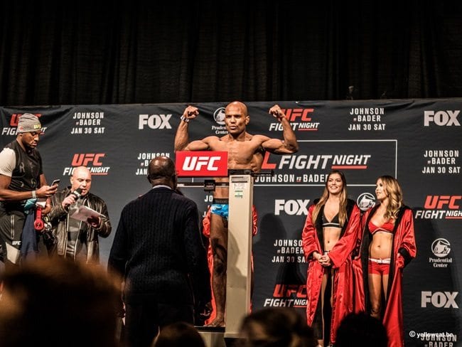 UFC ON FOX 18 – New Jersey Weigh-in Wilson Reis MMAnytt.se Copyright Yellowcat.be