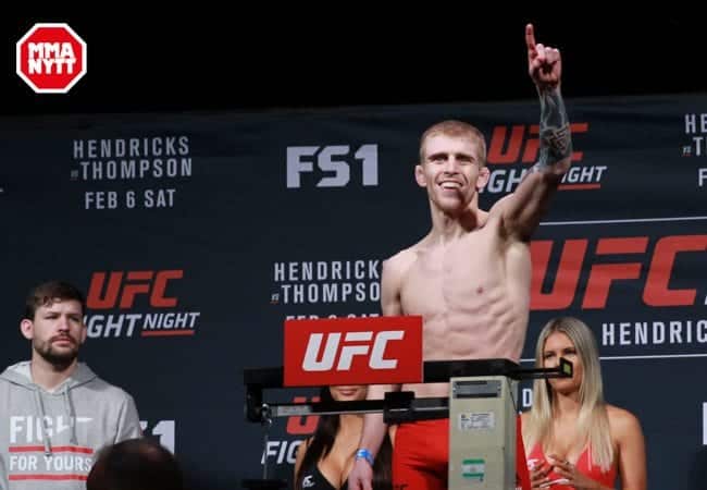 UFC FIGHT NIGHT 82 WEIGH-IN JUSTIN SCOGGINS LAS VEGAS NEVADA MAZDAK CAVIAN Copyright  MMAnytt.se 2016-16