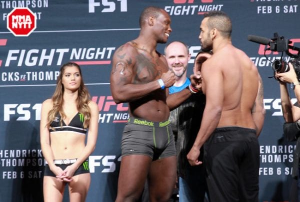 UFC FIGHT NIGHT 82 WEIGH-IN OVINCE ST. PREUX RAFAEL CAVALCANTE LAS VEGAS NEVADA MAZDAK CAVIAN Copyright  MMAnytt.se 2016-50