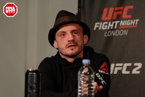 UFC FIGHT NIGHT 84 Brad Pickett FIGHTDAY WEIGH IN  O2 LONDON 2016 PHOTO MAZDAK CAVIAN MEDIADAY FIGHT-12