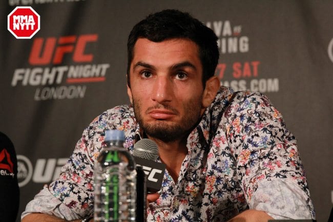 UFC FIGHT NIGHT 84 Gegard Mousasi FIGHTDAY WEIGH IN  O2 LONDON 2016 PHOTO MAZDAK CAVIAN MEDIADAY FIGHT-14