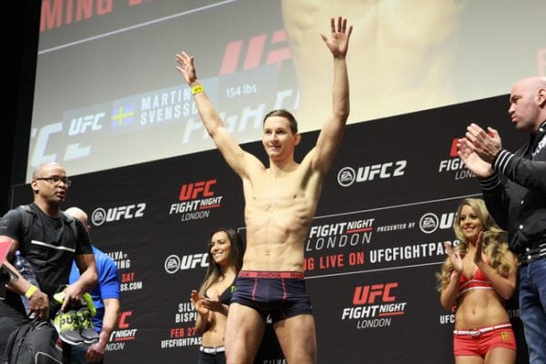 UFC FIGHT NIGHT 84 MARTIN SVENSSON WEIGH IN  O2 LONDON 2016 PHOTO MAZDAK CAVIAN MEDIADAY FIGHT-25