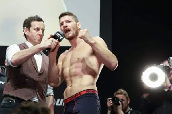 UFC FIGHT NIGHT 84 Michael Bisping WEIGH IN  O2 LONDON 2016 PHOTO MAZDAK CAVIAN MEDIADAY FIGHT-101