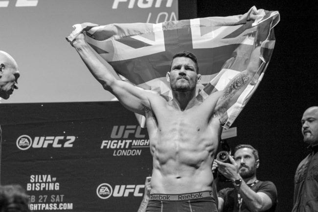 UFC FIGHT NIGHT 84 Michael Bisping WEIGH IN  O2 LONDON 2016 PHOTO MAZDAK CAVIAN MEDIADAY FIGHT-108