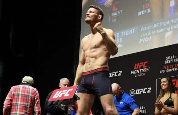 UFC FIGHT NIGHT 84 Michael Bisping WEIGH IN  O2 LONDON 2016 PHOTO MAZDAK CAVIAN MEDIADAY FIGHT-93