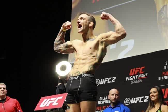 UFC FIGHT NIGHT 84 Mike Wilkinson WEIGH IN  O2 LONDON 2016 PHOTO MAZDAK CAVIAN MEDIADAY FIGHT-72