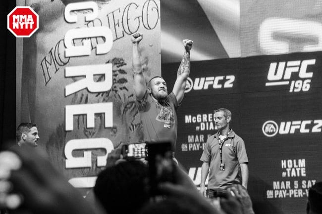 UFC 196 Conor McGregor LAS VEGAS MGM Weigh ins MEDIADAY OPEN WORKOUT 2016 PHOTO MAZDAK CAVIAN MEDIADAY FIGHT-29