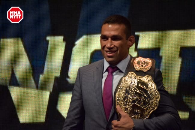 UFC 196 LAS VEGAS MGM DPATINKIN 2016 WEIGH IN FABRICIO WERDUM