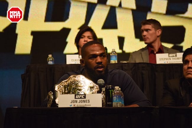 UFC 196 LAS VEGAS MGM DPATINKIN 2016 WEIGH IN JOHN JONES