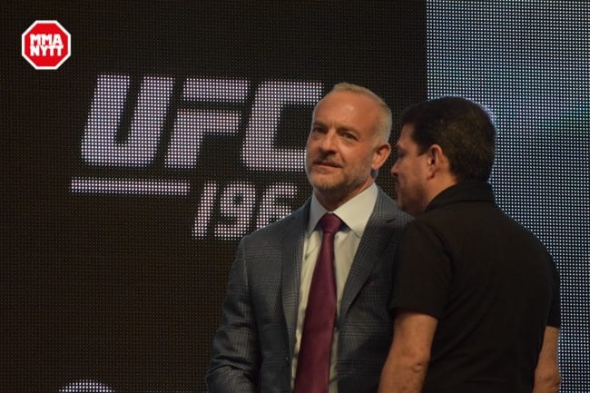 UFC 196 LAS VEGAS MGM WIEGH INS DPATINKIN 2016 LORENZO FERTITTA