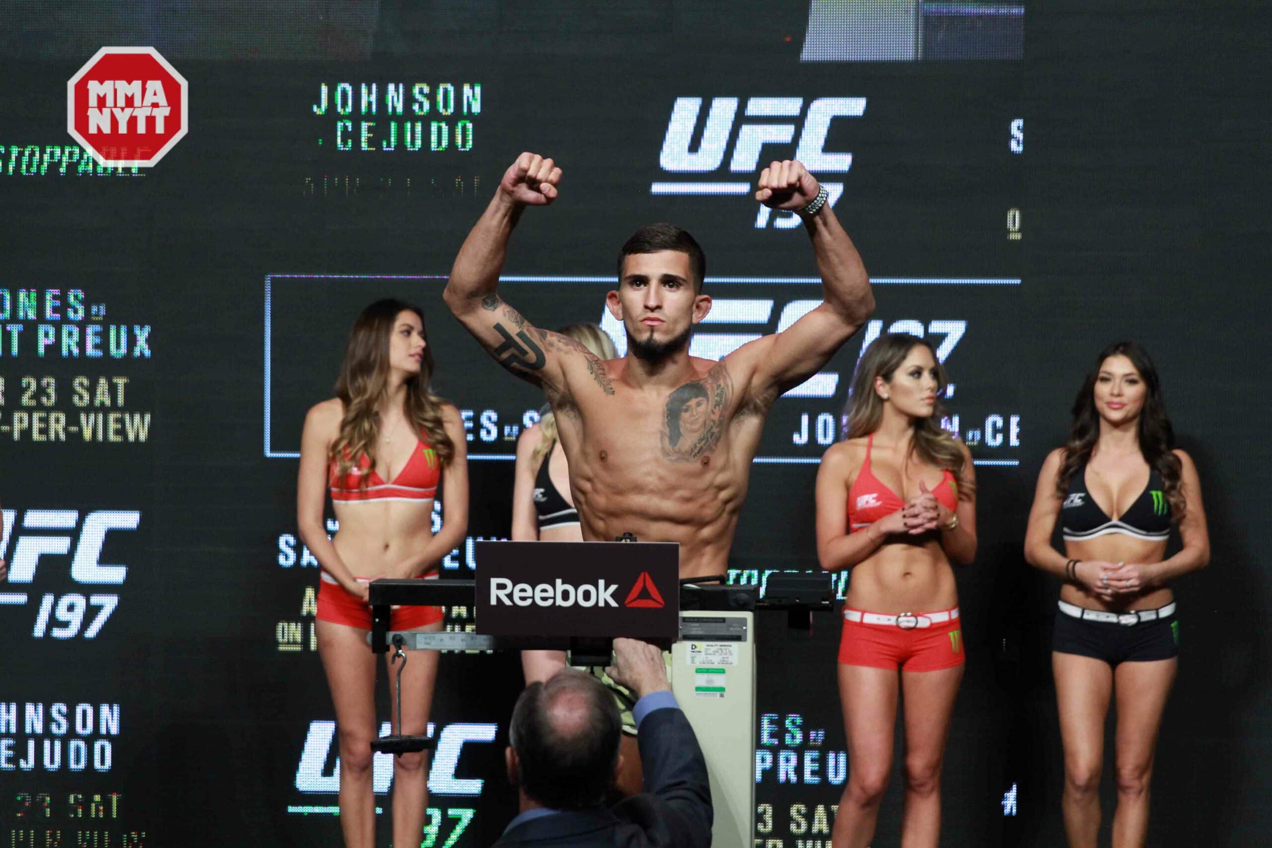 UFC 197 Sergio Pettis MMAnytt.se UFC weigh-in 2016-04-21 las vegas nevada mgm PHOTO MAZDAK CAVIAN_-106