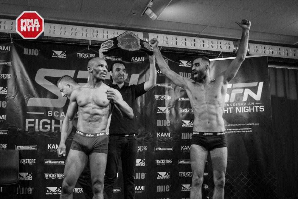 Scandinavian Fight Nights 1 Martin Fouda vs Maohammad Babadivand Solna hallen weighins mmanytt mazdak cavian photo-22