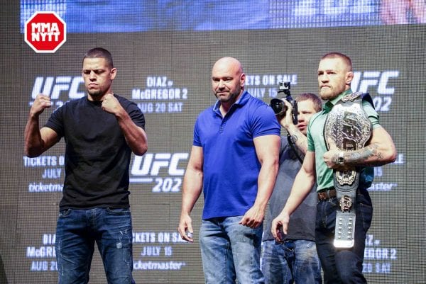 UFC 200 Las Vegas Conor McGregor Nate Diaz 20160707 MMAnytt.se Media Day Vince Cachero 2