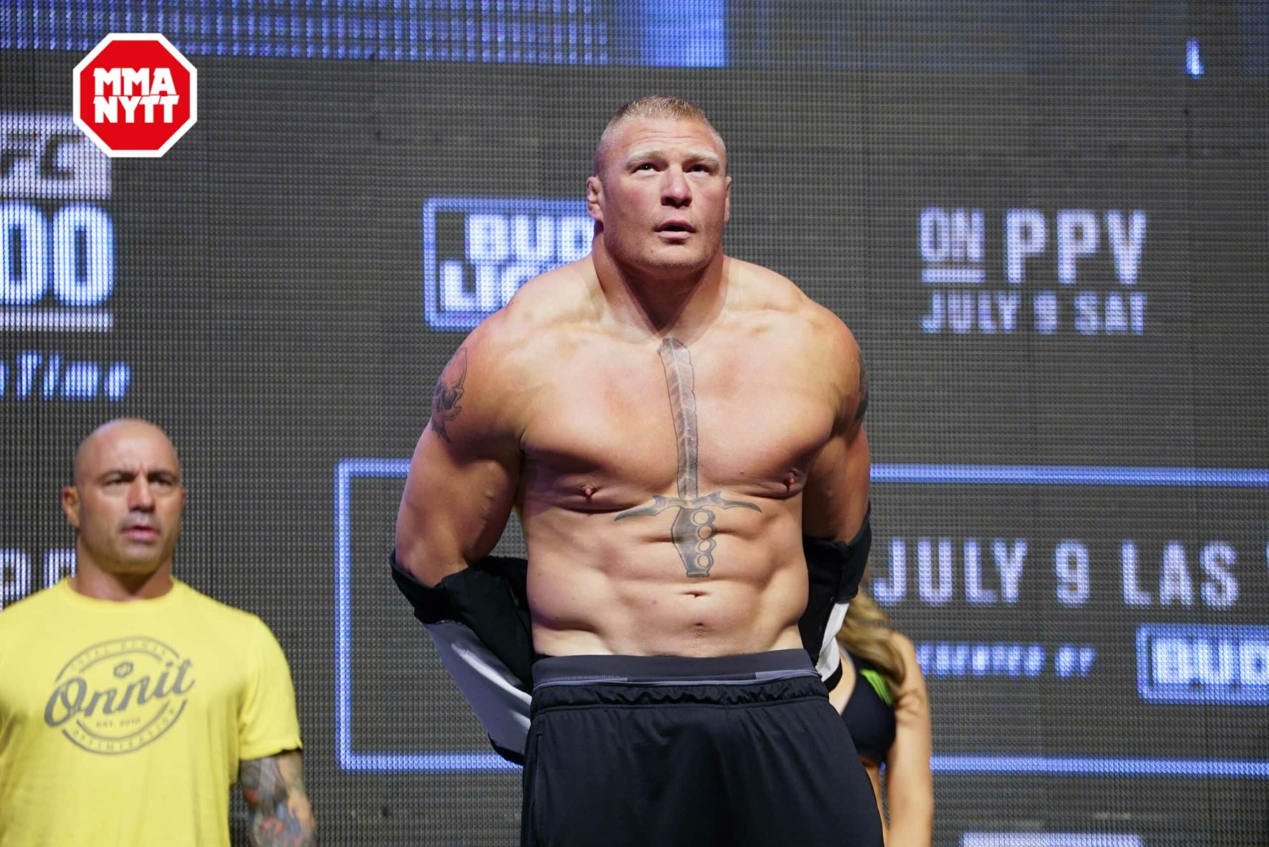 UFC 200 Las Vegas Weigh Ins 2016-07-08 Brock Lesnar photo MMAnytt.se Vince Cachero (123 of 155)